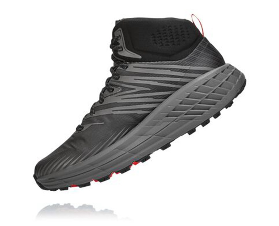 Hoka One One Speedgoat Mid Gore-Tex 2 Trailskor Herr - Svarta - HOYBG-2978